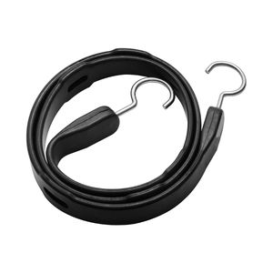Set di 4 Corde Elastiche Piatte da 40 Pollici con Ganci a S in Acciaio Resistente da 20mm, Accessori per il Controllo del Carico per Camion e Teloni - Product Image 2
