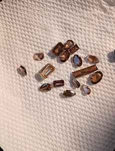 Diamant de laboratoire véritable, brun rose, taille poire ovale, taille émeraude octogonale, en vrac, prix de gros - Product Image 3