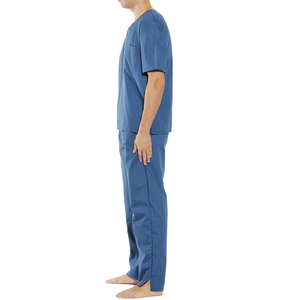 Custom Made Adult Men's Hospital <b>Scrubs</b> Suit Uniforms-Cotton Breathable Short Sleeve Medical <b>Scrub</b> <b>Sets</b> with Custom Logo Colors - Product Image 3