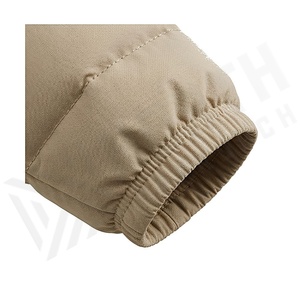 Hooded Quilted Jacket Women Winter Full Sleeve Polyester Filling Solid Color Zipper Closure Regular Length - Product Image 6