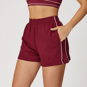 Shorts Bermuda de Cintura Alta para Mujer, Ajustados, Levanta Glúteos, Elásticos, de Secado Rápido, Nailon y Spandex, con Bolsillos Laterales, Casuales y Deportivos - Product Image 1