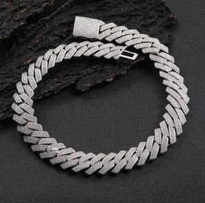 Bracelet Tennis Hip Hop Iced Out avec Diamants de Laboratoire et Chaîne Cubaine en Acier Inoxydable, Bijoux pour Hommes et Femmes - Product Image 2