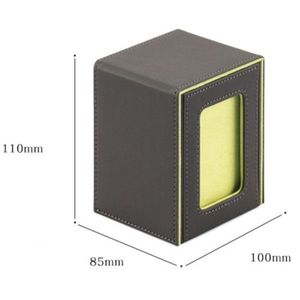 100+ Trading Card Leather Storage Box with Commander Window Display Durable Card Holder for Collectible Cards Collection - Product Image 4