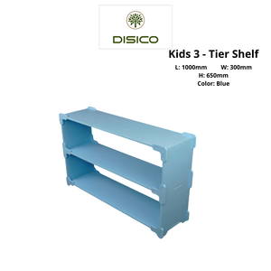 This 3 tier children's <b>shelf</b> is made from American <b>pine</b> plywood The material is durable and safe Made in Vietnam. - Product Image 2