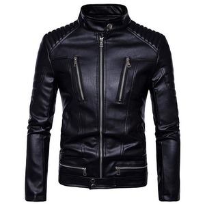 100% High Quality Cowhide Leather Streetwear Jacket <b>Fabric</b> 300g Fur Trim New Stylish Breathable Quick Dry Waterproof Men's - Product Image 3