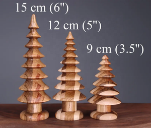 Árbol de Navidad de Pino Hecho a Mano de Alta Calidad, Diseño Único Rústico y Ecológico, con Piñas de Pino para Mesa, Falak World Export - Product Image 1