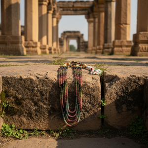 Collar Étnico con Cuentas de Turmalina para Mujer - Product Image 3
