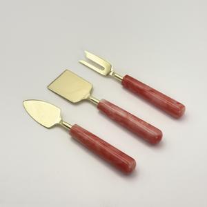 Nuevo Producto: Juego de Cuchillos para Queso y Frutas de Acero Inoxidable con Mango de Resina, Juego de Herramientas para Queso para Uso en el Hogar, Hoteles y Restaurantes - Product Image 6