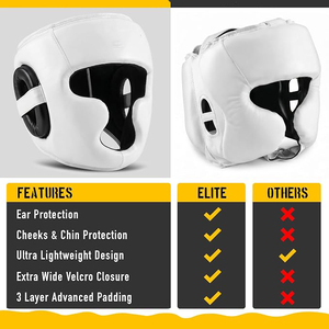 Protège-tête de Taekwondo, protection pour arts martiaux, mousse enduite, homologué WT, casque d'entraînement - Product Image 6