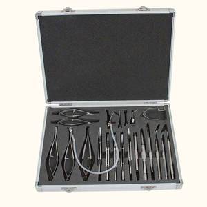 Juego de Instrumentos Quirúrgicos Oftálmicos para Cirugía de Cataratas, 21 Piezas, por Blush Surgical - Product Image 4