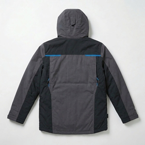 Veste technique à capuche gris foncé |   Veste d'extérieur imperméable multi-poches |   Veste réfléchissante de style streetwear |   Fabricant OEM personnalisé - Product Image 2