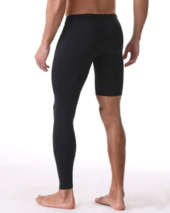 Men's Compression One Leg Tights Pants Breathable <b>Knee</b> Length Spandex/Polyester Basketball Sportswear Running Gym Sport Fitness - Product Image 3