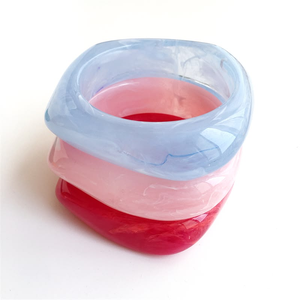 Blossom craft india round Shape Cuff resin <b>Bangle</b> <b>Bracelet</b> Gift Wholesale Boho Resin Women Party Occasion - Product Image 2