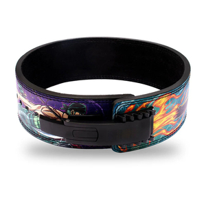 เข็มขัดยกน้ำหนักหนังแท้แบบทนทาน หัวเข็มขัดแบบคันโยก เข็มขัดออกกำลังกายหนังแท้ สำหรับยกน้ำหนัก พาวเวอร์ลิฟติ้ง แบบสั่งทำ - Product Image 4