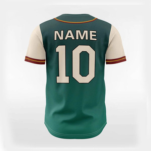 Camiseta de Béisbol Bordada para Equipo, con Botones, Diseño Personalizado, Malla Transpirable, de Secado Rápido - Product Image 3