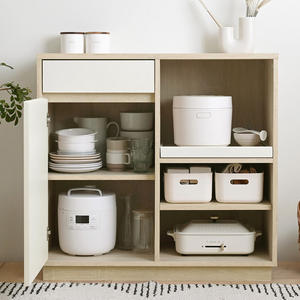 OR85 Mueble de Cocina Moderno de Lujo en MDF, Armario con Cajones, Puerta Corredera, Estante, Mueble de Almacenamiento Ecológico para Cocina, Comedor y Hogar - Product Image 2