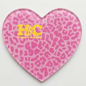 Top Deals Heart Design Acrylic Lash Tile Lashes Holder Eco-Friendly Durable Customized Logo Solid Tray Eyelash Plate Lash tiles - Product Image 2