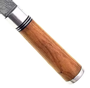 Couteau de chef japonais forgé à la main en acier Damas, 8-9,9 pouces, manche en résine, couteaux pour droitiers, couteau de chef ambidextre en acier Damas, OEM ODM - Product Image 3
