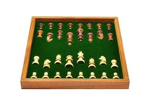 Juego de Ajedrez Cuadrado Hecho a Mano con Tablero de Palisandro Indio Ecológico y Compartimento de Almacenamiento Integrado |   Juego de Mesa de Decoración del Hogar - Product Image 4