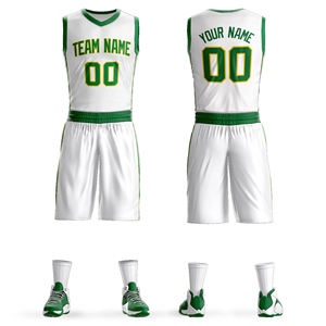 Uniforme de Baloncesto de Malla Transpirable con Bordado de Alta Calidad, Camiseta de Baloncesto Personalizada, Kit de Baloncesto Sublimado - Product Image 4