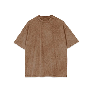 Custom Men's Oversized Eco-Friendly Silk Screen Printed 280g Jersey Fabric Casual Streetwear Blank Cotton T-Shirt OEM - Product Image 1