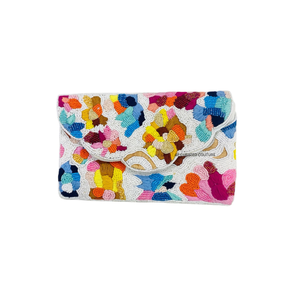 Handmade Handcrafted Beaded <b>Clutch</b> Summer Fashion Women's Evening <b>Bag</b> Custom Embroidered <b>Clutch</b> New Arrival Party Purse - Product Image 2