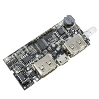 Module de carte de chargeur de batterie au lithium 18650 avec protection automatique double USB 5V 1A 2.1A pour batterie externe mobile, carte de circuit imprimé numérique