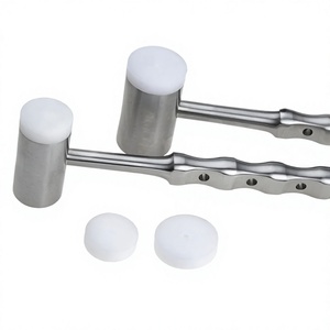Martillo dental manual de alta calidad, perforador óseo ortopédico, mango de nailon y acero inoxidable, herramienta para extracción de dientes e implantes, mazo. - Product Image 5