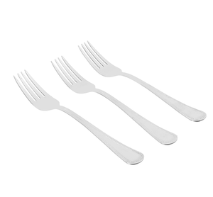 Ensemble de fourchettes en acier inoxydable de style premium pour la maison et l'hôtellerie, idéal pour les nouilles et les pâtes - Product Image 1