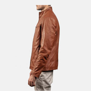 Veste en cuir de vachette au design élégant, fabricant professionnel, tissu léger de haute qualité, veste d'hiver tendance pour garçons - Product Image 2