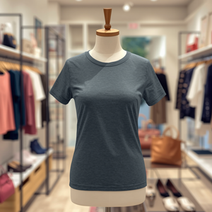 Camiseta regular para mujer, informal, suave, cómoda, de manga corta, para uso diario, básica - Product Image 3