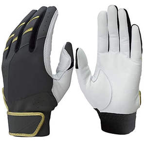Gants de frappeur de baseball et softball en cuir pleine fleur pour hommes, haute qualité, antidérapants, respirants, personnalisables, les plus vendus - Product Image 4