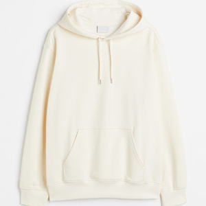 Felpa con cappuccio oversize di alta qualità / con logo personalizzato in cotone organico, taglia plus, unisex, nera, con zip integrale. - Product Image 4