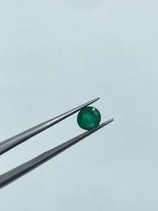 Émeraudes vertes naturelles de Zambie, coupées rondes, pierres brutes, 5,50 mm, 0,70 ct, qualité supérieure - Product Image 4