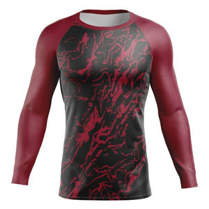 Camiseta de Compresión de Manga Larga de Alta Calidad para Hombre, para Natación, Surf, Rashguard, Venta al por Mayor, Camiseta para Hombre, MMA, Rashguard, Ropa de Combate - Product Image 5