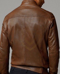 Chaqueta de cuero de último diseño para hombre, directo de fábrica, alta calidad, con cremallera, estilo universitario, para invierno. - Product Image 4