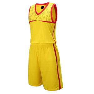 Basketball uniform set for <b>men</b> women and youth made with breathable mesh fabric for team games training and indoor outdoor play - Product Image 5