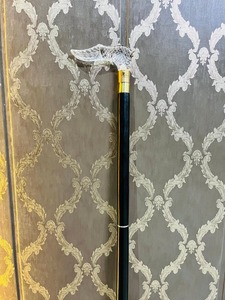 Transparent Rosewood and <b>Brass</b> Walking Stick with 3-Fold Clear Handle-Multifunction Polished Design From Uttarakhand - Product Image 6