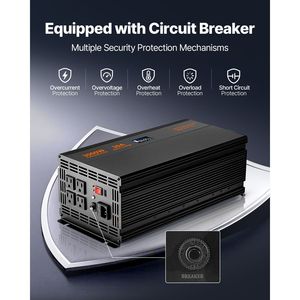 Sistema di Alimentazione Continua con Pompa di Drenaggio a Commutazione Automatica 3000W, Batteria di Backup e UPS a Onda Sinusoidale Pura - Product Image 3