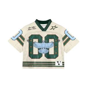 T-shirt en jersey Pro Street Mesh – T-shirt Hip Hop à col en V avec motif personnalisé – Haus Industries - Product Image 6