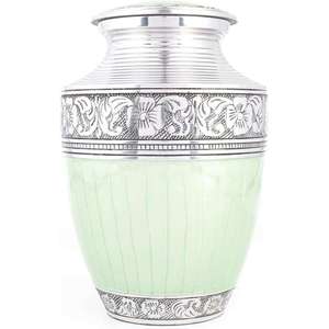 Urna Funeraria de Metal Texturizado Azul y Negro con Acabado Brillante y Estilo Conmemorativo Contemporáneo - Product Image 6