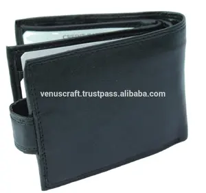 2017 Hot Selling Custom Print cheap mens hand made genuine leather wallets from india