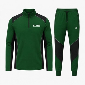 Men’s Regular <b>Size</b> Polyester Fleece Tracksuit <b>Set</b> – Premium Streetwear Hoodie & <b>Jogger</b> <b>Set</b> - Product Image 4