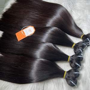 Extensions de cheveux Remy vietnamiens 100% bruts de trame longue durée prix d'usine en gros - Product Image 3