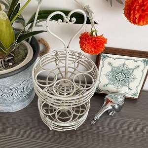 Black Metal <b>Egg</b> Holder Basket, Modern Kitchen <b>Egg</b> <b>Storage</b> Organizer - Product Image 6