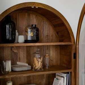 Vandana Maxima Terra mango wood <b>display</b> <b>case</b> - Product Image 4