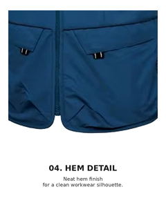 Lightweight Polyester High-Visibility Leisure <b>Utility</b> <b>Vest</b> for Men | MARK MK-259 OEM/ODM Korean Brand - Product Image 6