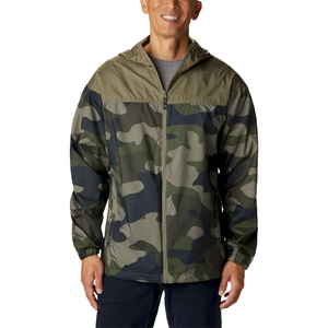 Wholesale Men's Camouflage Print Soft Shell <b>Jacket</b> With Hood Zip Front Water Resistant Outdoor Wear Regular Fit - Product Image 1