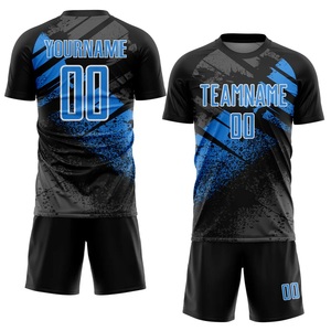 Conjunto de Uniforme de Fútbol Personalizado, Ligero, de Poliéster, para Entrenamiento y Competición, para Equipos Profesionales - Product Image 1