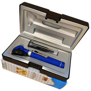 Otoscope à fibre optique haute performance bleu réutilisable léger, kit d'instruments professionnels certifié CE ISO13485 pour l'oreille - Product Image 6